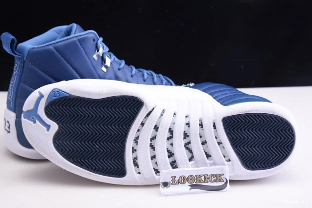 Reps TB 130690-404 Air Jordan 12 Stone Blue Retro 0718